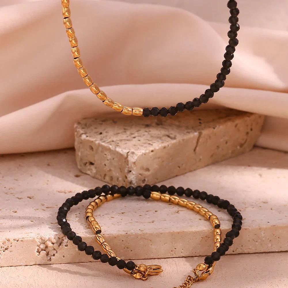 Conjunto Joias Obsidiana