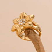 Anel Flor 18K